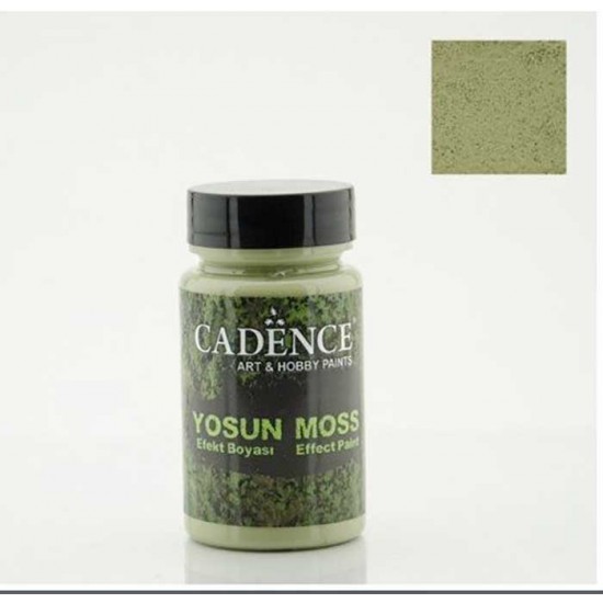 Cadence акрилова фарба для створення ефекту моху Light Green Moss Effect, 90 мл, Світло зелений