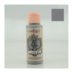 Cadence фарба матова для тканини Style Matt Fabric Paint, 59 мл, Сірий Cadence фарба матова для тканини Style Matt Fabric Paint, 59 мл, Сірий
