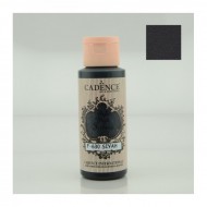 Cadence фарба матова для тканини Style Matt Fabric Paint, 59 мл, Чорний Cadence фарба матова для тканини Style Matt Fabric Paint, 59 мл, Чорний