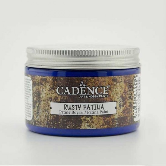 Cadence фарба-патина для створення ефекту зістарення, Rusty Patinа, 150 мл, Синя