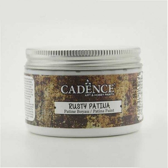 Cadence фарба-патина для створення ефекту зістарення, Rusty Patinа, 150 мл, Білий Cadence фарба-патина для створення ефекту зістарення, Rusty Patinа, 150 мл, Білий