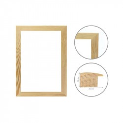 Багетна рама (16*25 мм) 10*10 см., ROSA Studio Багетна рама (16*25 мм) 10*10 см., ROSA Studio