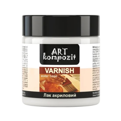 Лак акриловий "ART Kompozit", глянсовий, 0,15 л Лак акриловий "DECO Kompozit" (глянсовий, 0,15 л)