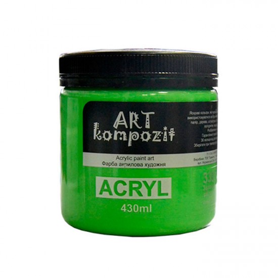Фарба художня "ART Kompozit" (339 зелений світлий , 0,43 л)