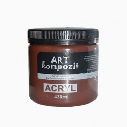 Фарба художня "ART Kompozit" (492 умбра палена , 0,43 л)