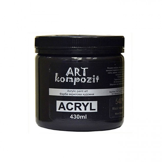 Фарба художня "ART Kompozit" (540 марс чорний , 0,43 л)
