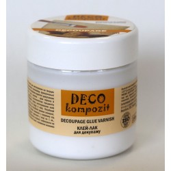 Клей-лак для декупажу "DECO Kompozit" (матовий, 140 мл) Клей-лак для декупажу "DECO Kompozit" (матовий, 140 мл)