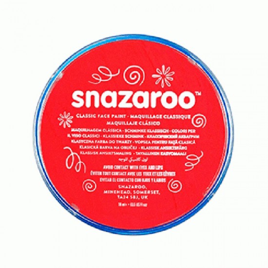 Snazaroo фарба для гриму Classic 75 мл, Bright red (Яскраво-червоний)