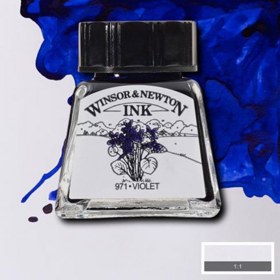 Winsor туш Drawing Inks 14 мл, № 688 Violet (Фіолетовий)