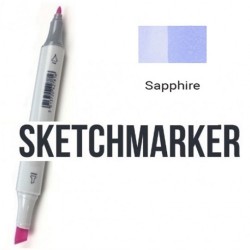 B114 Маркер спиртовий двосторонній, Sapphire (Сапфір), SKETCHMARKER B114 Маркер спиртовий двосторонній, Sapphire (Сапфір), SKETCHMARKER