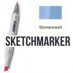 B53 Маркер спиртовий двосторонній, Stonewash (Пемза), SKETCHMARKER B53 Маркер спиртовий двосторонній, Stonewash (Пемза), SKETCHMARKER