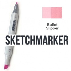R104 Маркер спіртовий двосторонній, Ballet Slipper (Пуанти), SKETCHMARKER R104 Маркер спіртовий двосторонній, Ballet Slipper (Пуанти), SKETCHMARKER