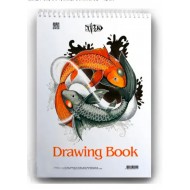 Планшет для ескізів (риби) А5 (14,8х21 см) на спіралі білий папір 90 г/м.кв. 50 арк. «Трек» Україна