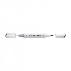 Маркер двосторонній Brushmarker, Чорний (9909), Graph'it