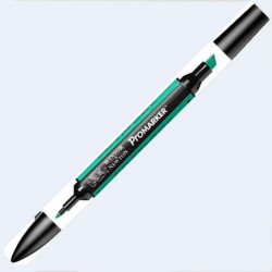 Маркер двосторонній, Promarker, (G637), Зелений м'ятний, W&N Маркер двосторонній, Promarker, (G637), Зелений м'ятний, W&N