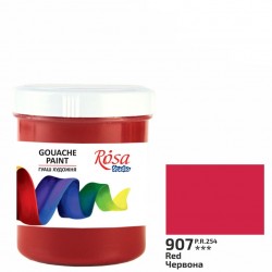 Фарба гуашева, Червона (906), 100мл, ROSA Studio Фарба гуашева, Червона (906), 100мл, ROSA Studio