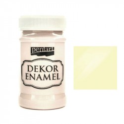 Фарба акрилова "Dekor Enamel", глянцева, Cлонова кістка, 100мл, Pentart