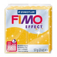 Пластика Effect, Золото з блискітками, 57г, Fimo