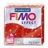 Пластика Effect, Червона з блискітками, 57г, Fimo