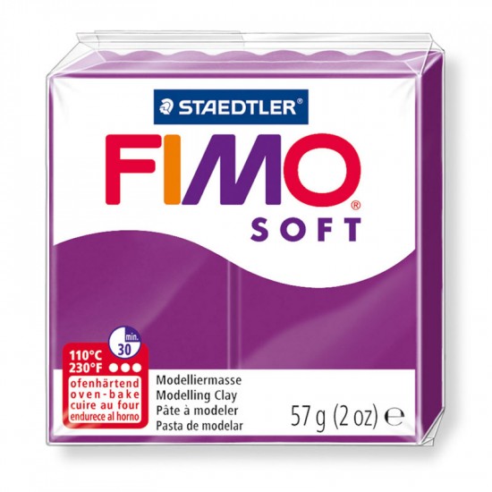 Пластика Soft, Фіолетова, 57г, Fimo