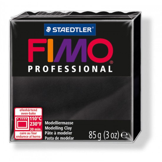 Пластика Professional, Чорна, 85г, Fimo