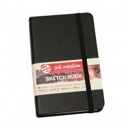 Блокнот для графіки Talens Art Creation 160г/м, 9х14см, 80л, чорний, Royal Talens
