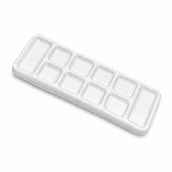 Палитра керамическая, 10 лунок