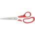 Ножиці Shell, 18 см, біло-червоні
