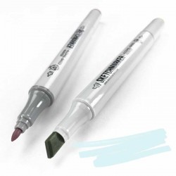 B024 Маркер спиртовий двосторонній, Baby Blue (Дитячий блакитний), SKETCHMARKER B024 Маркер спиртовий двосторонній, Baby Blue (Дитячий блакитний), SKETCHMARKER