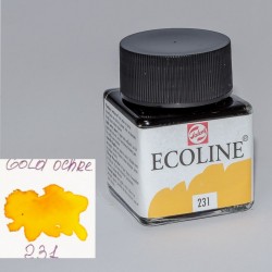 236 Фарба акварельна рідка з піпеткою Ecoline, Оранжевий світлий, 30 мл, Royal Talens