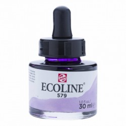 579 Фарба акварельна рідка з піпеткою Ecoline, Пастельно-фіолетовий, 30 мл, Royal Talens