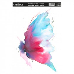 Cadence трансфери для тканини Watercolor Fabric Transfer, 25*35 см, KTSB 009