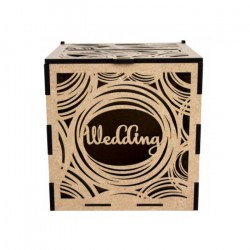 Скринька для привітань „Classic", МДФ, 20х20х20см, ROSA TALENT