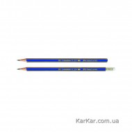 112502 ОЛІВЕЦЬ ЧОРНОГРАФІТНИЙ 2В GOLDFABER СИНЬО-ЗОЛОТИЙ