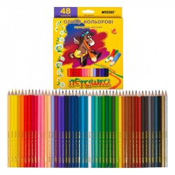Олівці 48 кольорів шестигранні,Пегашка,1010-12CB,TM "Marco" Олівці 48 кольорів шестигранні,Пегашка,1010-12CB,TM "Marco"
