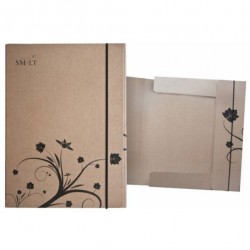 Папка-коробка для живопису на резинці А5, SMILTAINIS Папка-коробка для живопису на резинці А5, SMILTAINIS