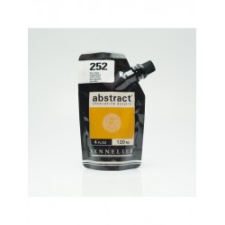 252 Фарба акрилова Abstract, 120ml Yellow Ochre. Sennelie