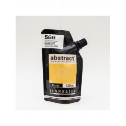 566 Фарба акрилова Abstract, 120ml dark Naples yellow. Sennelie
