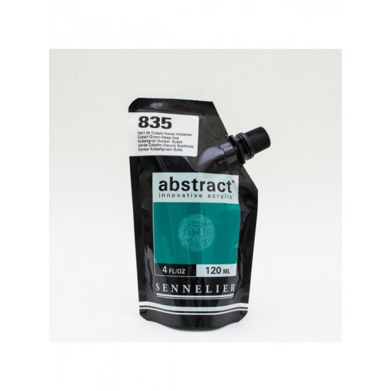 835 Фарба акрилова Abstract, 120ml Cobalt green deep. Sennelie 835 Краска акриловая Abstract, 120ml Cobalt green deep. Sennelie