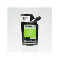871 Фарба акрилова Abstract, 120ml Bright Yellow Green. Sennelie
