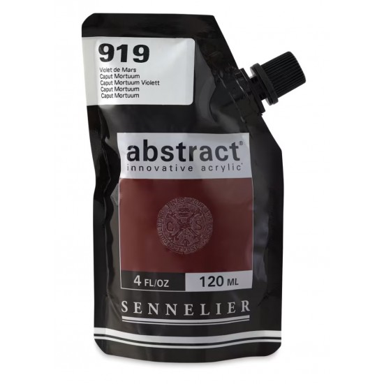 919 Краска акриловая Abstract, 120ml Mars Violet. Sennelie