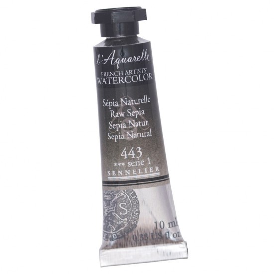 208 Фарба акварельна l'Aquarelle, S1 - Raw Sienna, 10 мл, Sennelier 208 Фарба акварельна l Aquarelle, S1 - Raw Sienna, 10 мл, Sennelier