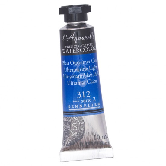 312 Фарба акварельна l'Aquarelle, S2 - Ultramarine Lightp, 10 мл, Sennelier 312 Фарба акварельна l Aquarelle, S2 - Ultramarine Lightp, 10 мл, Sennelier