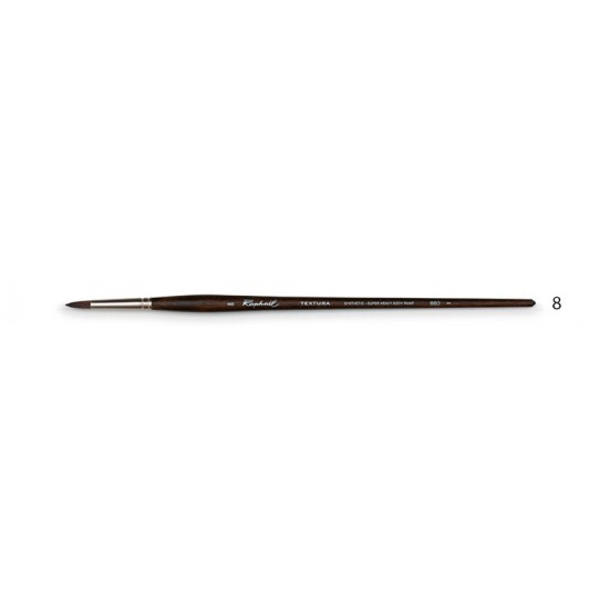 Синтетика круглая Raphaël Textura, №8, длинная ручка (Франция) 860**