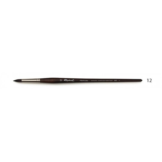 Синтетика круглая Raphaël Textura, №12, длинная ручка (Франция) 860**