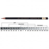 Олівець графітний 1900, 7H, KOH-I-NOOR