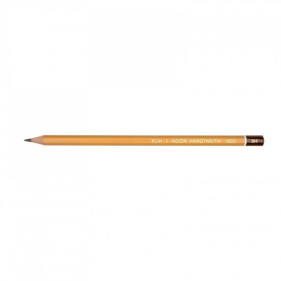 Олівець графітний, KOH-I-NOOR Hardtmuth 1500, 3H