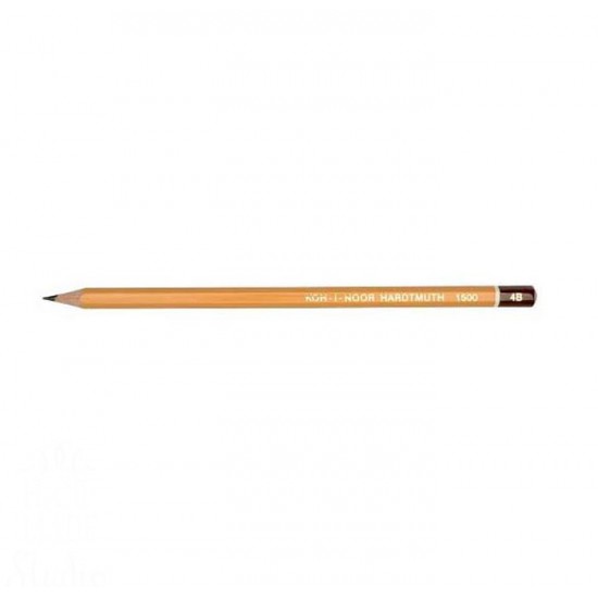 Олівець графітний, KOH-I-NOOR Hardtmuth 1500, 4B