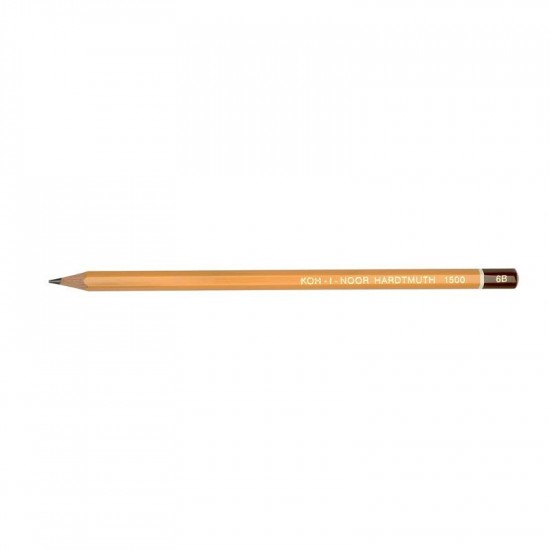 Олівець графітний, KOH-I-NOOR Hardtmuth 1500, 6B
