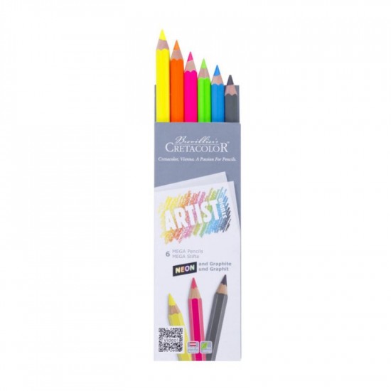 Набір графітних олівців Artist Studio Line, 6шт., карт. коробка, Cretacolor Набір графітних олівців Artist Studio Line, 6шт., карт. коробка, Cretacolor